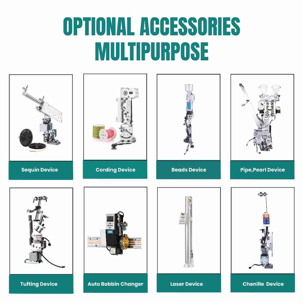 Tufting Embroidery Machine Sinsim 1 Head to 280 Head
