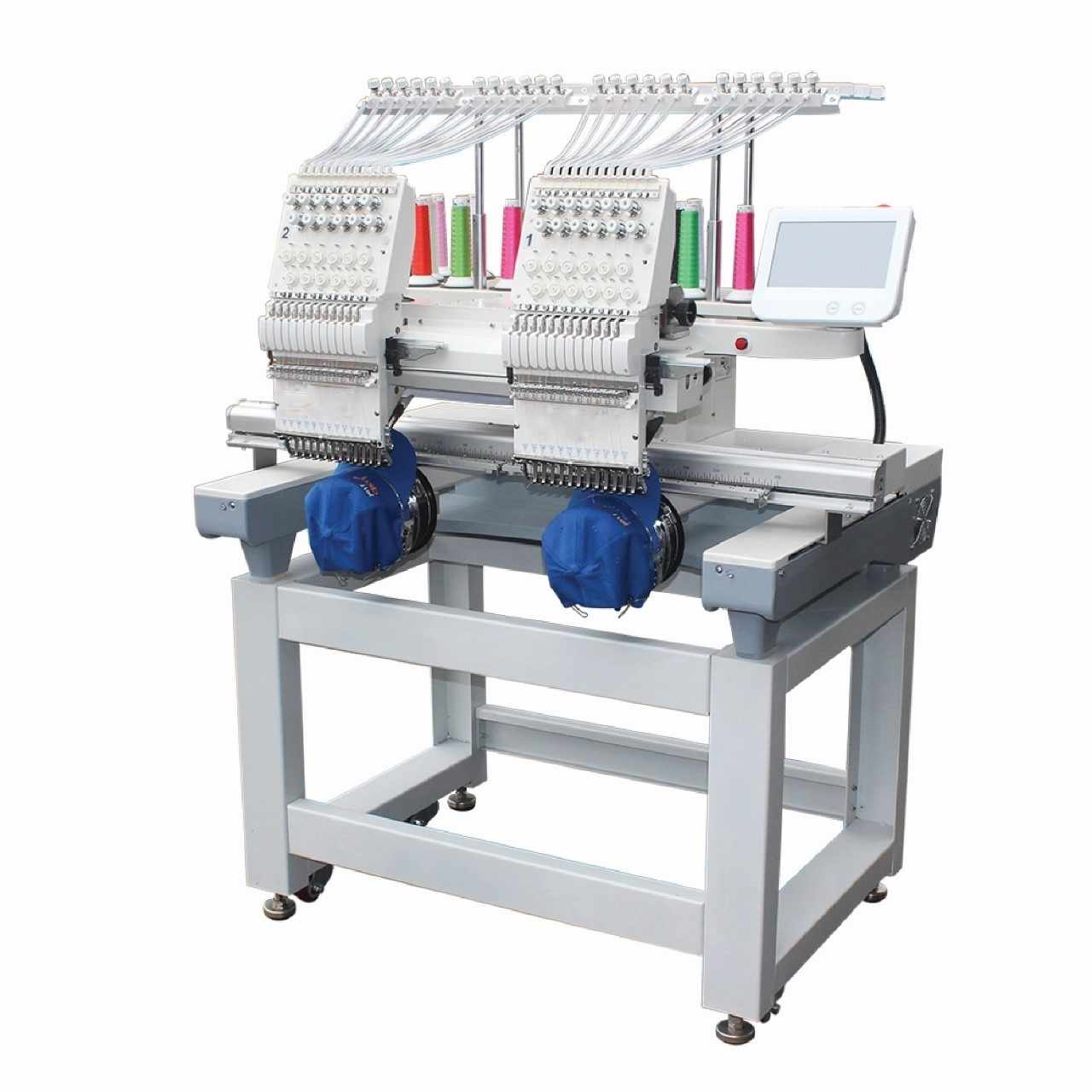 Double head embroidery machine