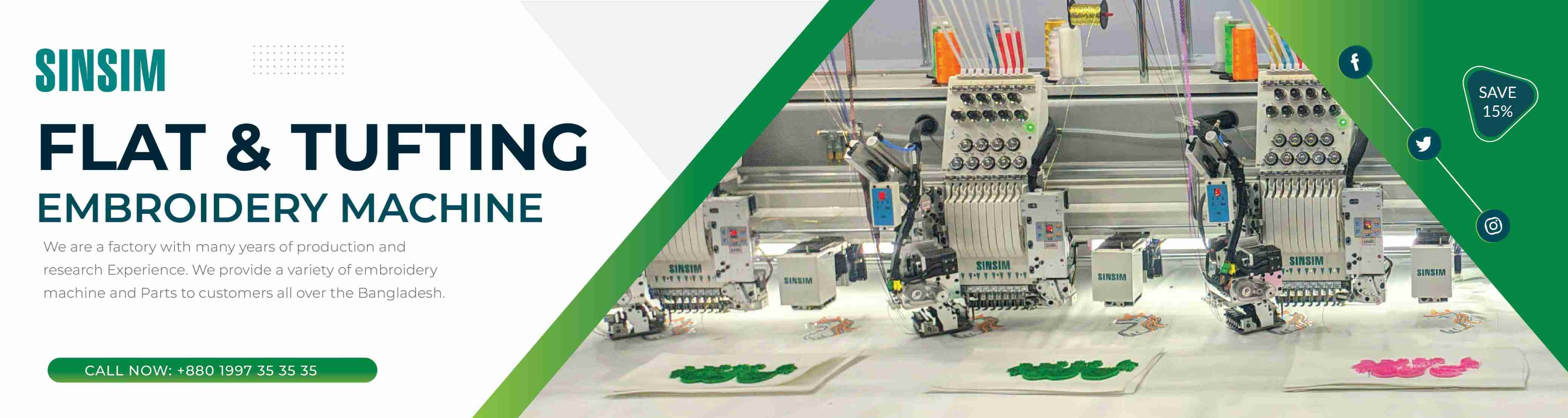 High Speed Multi Head Embroidery Machine